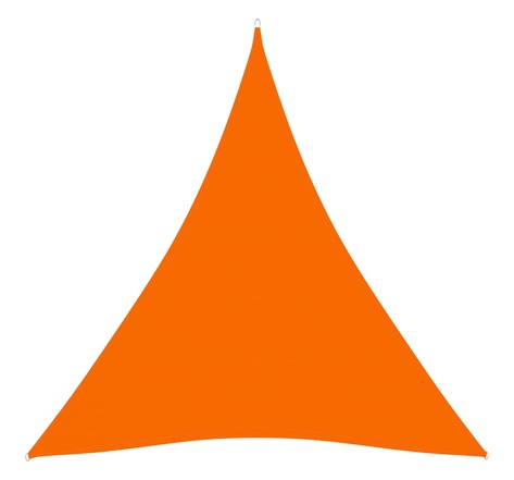 vidaXL Voile de parasol Tissu Oxford triangulaire 4 5x4 5x4 5 m Orange