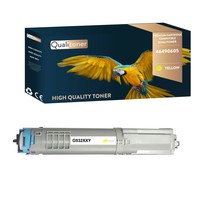 Qualitoner x1 toner 46490605 jaune compatible pour oki