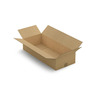 Caisse carton plate brune simple cannelure RAJA 70x30x15 cm (colis de 20)