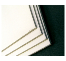 paquet de 10 feuilles carton contrecollé blanc-gris 50x65cm 1200g CLAIREFONTAINE