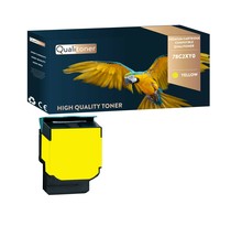 Qualitoner toner lot de x1 78c2lot de xy0 jaune compatible pour lexmark