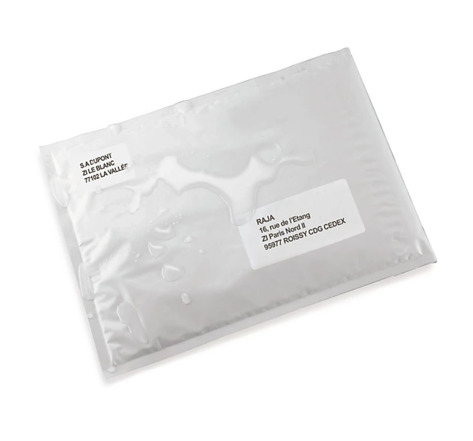 Pochette plastique opaque super raja - pochette blanche 33x40 cm (lot de 500)