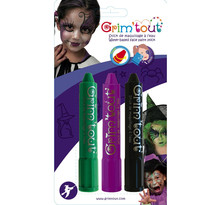 Crayons maquillage sans parabène 3 sticks sorcière