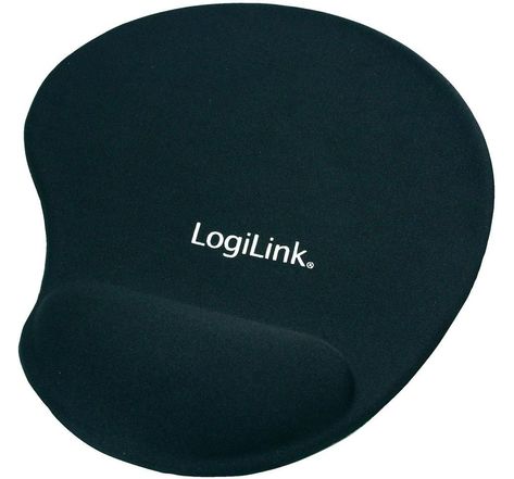 Tapis de souris avec repose poignet en gel Logilink (Noir)