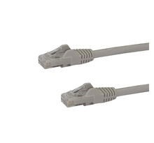 STARTECH Câble Ethernet Cat 6 1,5 m - 100% Cuivre - Gris