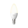 Philips hue blanc - ampoule led connectée flamme e14 - 5 5w - compatible bluetooth