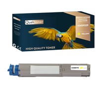 Qualitoner x1 toner 43459329 jaune compatible pour oki