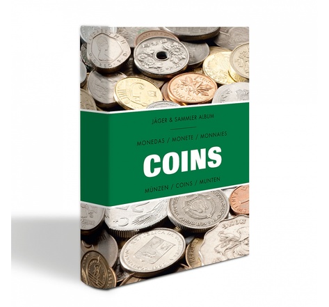 Album de poche COINS - Pour classer 48 monnaies du monde entier