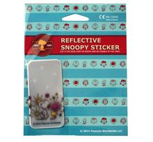 Sticker réfléchissant snoopy snoopy & fleurs