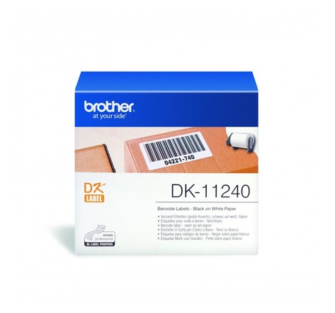 Dk-11240 étiquette à imprimer blanc