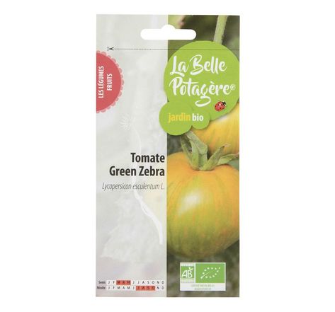 Graines à semer - Tomate Green zebra - 0,15 g