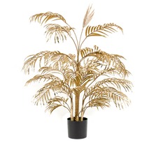 Emerald palmier areca artificiel 105 cm doré