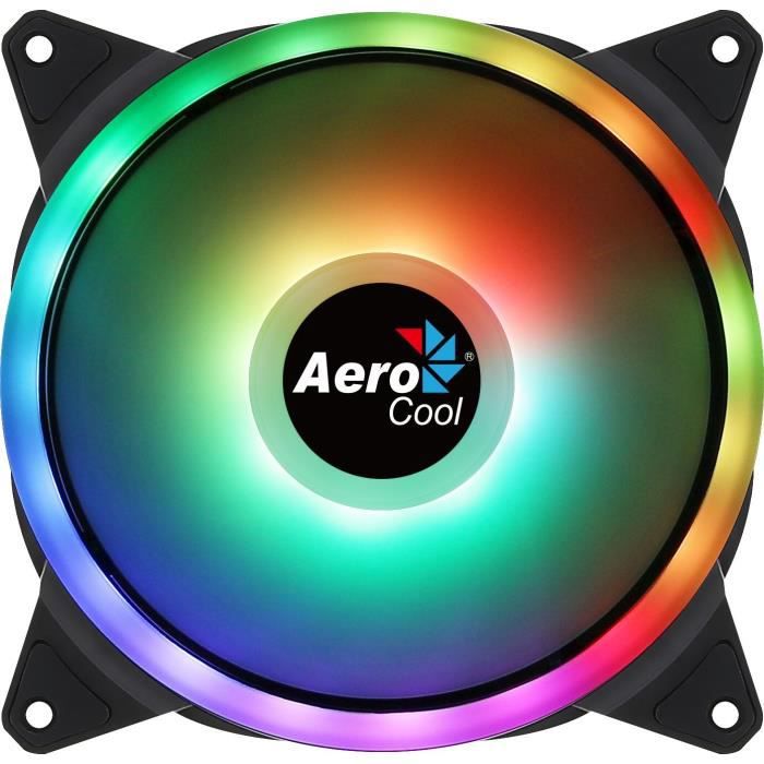 AEROCOOL Duo 12 ARGB - Ventilateur 120mm A-RGB pour boitier - La Poste