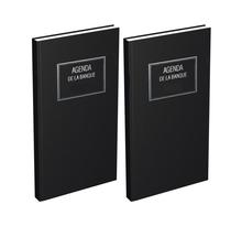Agenda Banquier Long 15 x 34 cm Privilège 2 Volumes Noir LECAS