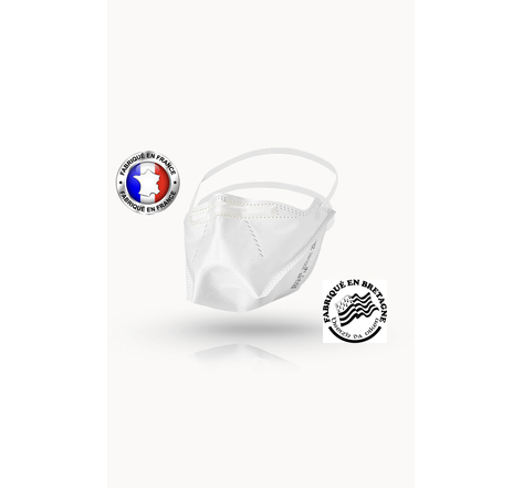 Boîte 50 masques FFP2 norme CE - Fabriqués en France
