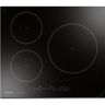 ROSIERES RPI2S0-Table de cuisson induction-3 foyers-7100 W-L 59 x P 52 cm-Revetement verre-Noir