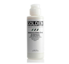 Peinture Acrylic FLUIDS Golden 119 ml Vert Interference Fin S7 - Golden