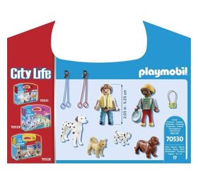 Playmobil - 70530 - valisette enfants et chiens - Playmobil - Bleu - La  Poste Pro