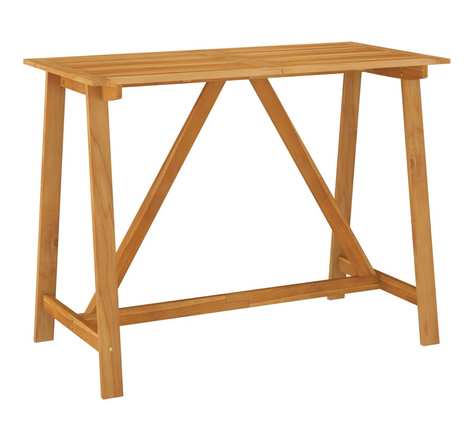 Vidaxl table de bar de jardin 140x70x104 cm bois d'acacia massif