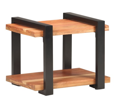 Vidaxl table de chevet 50x40x40 cm bois d'acacia massif