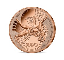 Monnaie de 1/4€ - Jeux Olympiques de Paris 2024 - Série Sports judo