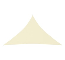 Vidaxl voile de parasol tissu oxford triangulaire 2,5x2,5x3,5 m crème