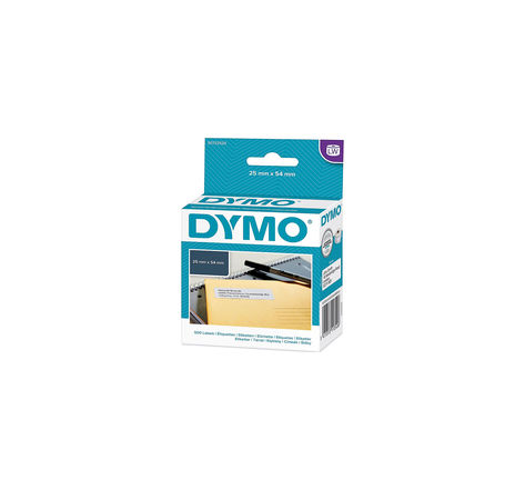 Dymo labelwriter boite de 1 rouleaux de 500 étiquettes d'adresse  format large  54mm x 25mm