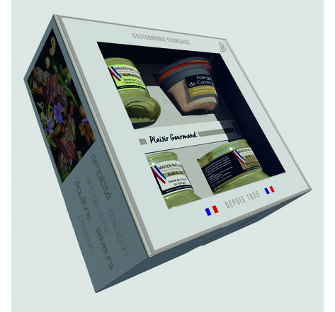 Coffret gourmand de foie gras et terrines fabriqués en aveyron - smartbox - coffret cadeau gastronomie