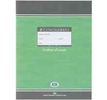 Cahier NF34 SEYES 96 pages 170 x 220 mm 60g CONQUÉRANT SEPT