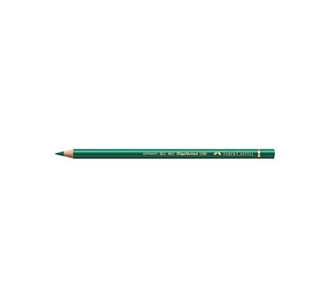 Crayon de couleur POLYCHROMOS Mine 3,8mm à l'Huile Vert Phtalo Foncé FABER-CASTELL
