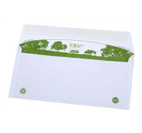 Lot de 40 enveloppes extra blanches 100% recyclées DL 110x220