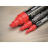 Marqueur pointe large FREE acrylic T800C rouge foncé x 5 STABILO