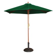Parasol de terrasse vert professionnel à poulie de 3 m - bolero - polyester