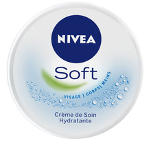 Nivea Crème de Soin Hydratante Soft Visage Corps Mains 200ml (lot de 4)
