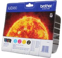 Pack 4 cartouches d'encre brother lc980