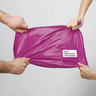 Pochette plastique opaque 30% recyclé rose RAJA 50x46 cm (colis de 125)