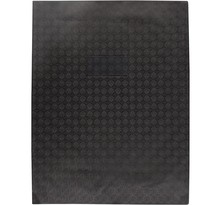 Protège-cahier pvc opaque sans rabat  18/100ème 24 x 32 cm noir calligraphe