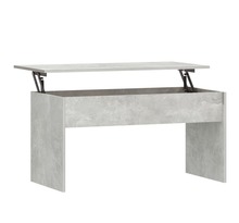 vidaXL Table basse Gris béton 102x50 5x52 5 cm Bois d'ingénierie