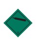 (rouleaux de 1000 etiquettes) étiquette pour le transport de matières dangereuses - matières comburantes