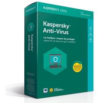 KASPERSKY Kaspersky Anti-Virus 2018 - Licence 1 an 1 poste - Antivirus - Licence 1 an 1 poste (français, WINDOWS)