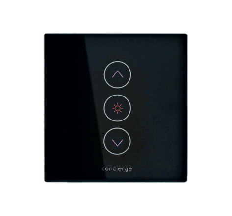 Concierge versailles "black edition" - interrupteur-variateur connecté au wi-fi (pilotage des lumières)