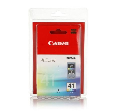 CANON Pack de 1 cartouche d'encre  - CL-41 - Couleur - capacité standard blister avec alarme