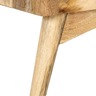 Vidaxl table de chevet 65 x 35 x 60 cm bois de manguier massif