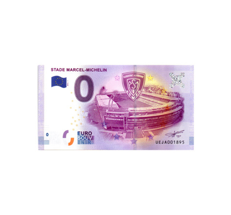 Billet souvenir de zéro euro - Stade Marcel-Michelin - France - 2016