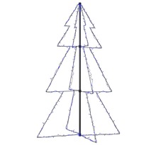 Vidaxl arbre de noël cône 200 led d'intérieur/d'extérieur 98x150 cm