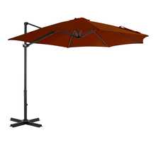 Vidaxl parasol déporté avec mât en aluminium terre cuite 300 cm