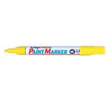 Marqueur 'Paint 400 XF' permanent indélébile pointe conique 2,3 mm jaune ARTLINE