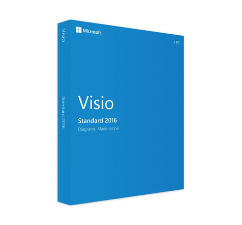 Microsoft visio 2016 standard - clé licence à télécharger