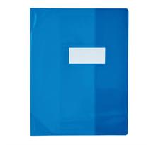 Protège-cahier PVC 150 Strong Line 17x22 cm Translucide bleu ELBA