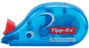 Roller de correction Pocket Mouse 4,2mm x 10m Bleu translucide